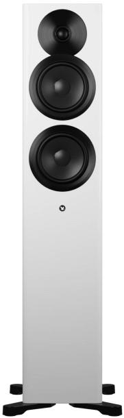 Dynaudio Focus 30 Hvid højglans Aktiv gulvhøjttalersæt forside/front