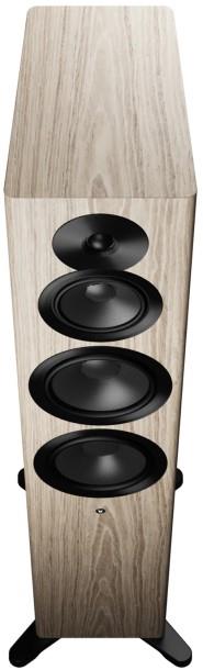 Dynaudio Focus 50 Blonde Wood Aktiv gulvhøjttalersæt top