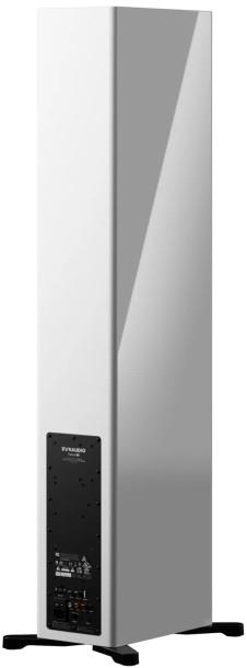 Dynaudio Focus 50 Hvid højglans Aktiv gulvhøjttalersæt bagside/back