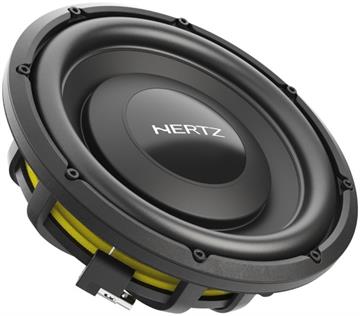 Hertz Mille Pro MPS 250 S4 4 Ohm Slimfit 10" subwoofer løs enhed profil forside/front