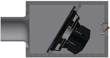 Monitor Audio Flush Fit ICS-8 Indbygningssubwoofer til loft 8" indvendig/inside