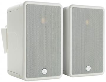 Monitor Audio Climate 50 Hvid Udendørshøjttaler sæt til haven profil forside/front
