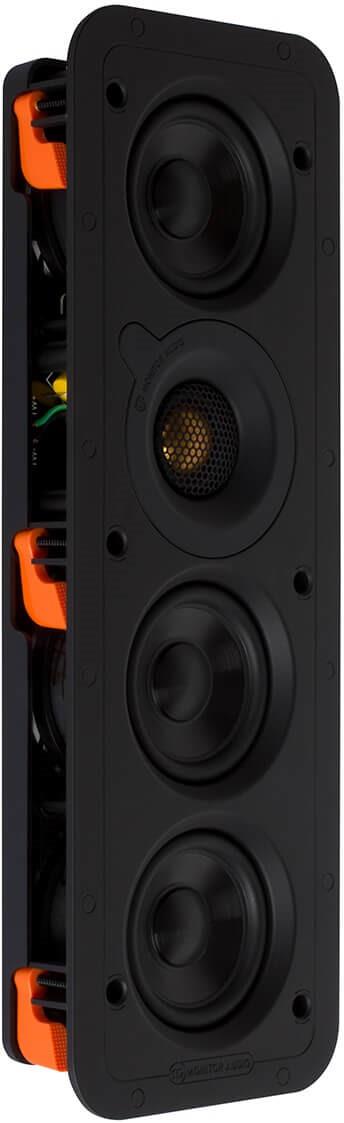 Monitor Audio Super Slim WSS130 Indbygningshøjttaler til væg 3" profil forside/front