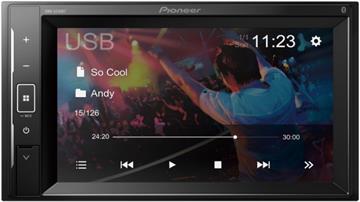 Pioneer DMH-A240BT Autoradio med Bluetooth, USB og bakkamera indgang USB afspiller/player