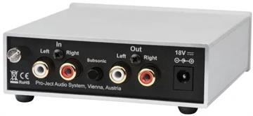 Pro-Ject Phono Box S2 Sort MM & MC RIAA forstærker bag/back