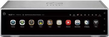 HiFi Rose RS150BS Netværks Musik og Videostreamer med DAC Sølv forside/front