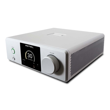 Rotel DX-3 Sølv Høretelefon forstærker med DAC Profil forside/front