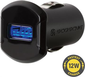  Scosche reVOLT USB oplader til bil (1 USB) 12 Watt forside/front