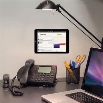 Scosche MagicMount Pro XL Surface Mobil/Tablet holder til væg med magnet monteret på en væg på kontoret