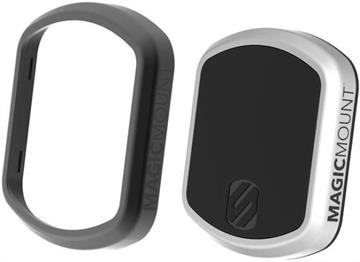 Scosche MagicMount Pro XL Surface Mobil/Tablet holder til væg med magnet vist med sort ramme