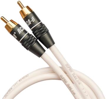 Supra SubLink Subwoofer kabel 2 meter forside/front