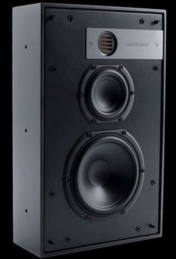 uandksound M610 IW Indbygnings/På væggen højttaler til hjemmebiografen profil forside/front