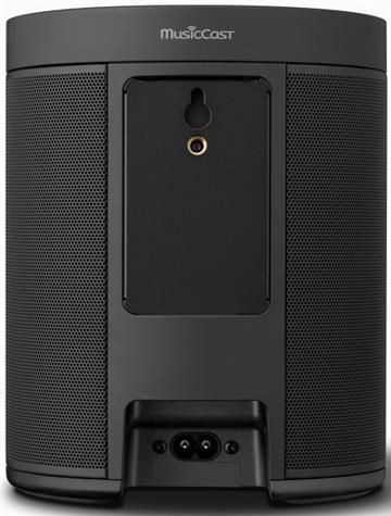 Yamaha MusicCast 20 Sort Smart højttaler bagside/back