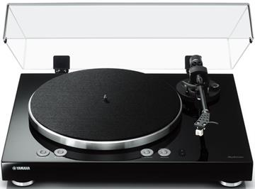 Yamaha MusicCast Vinyl 500 Sort Trådløs pladespiller forside/front