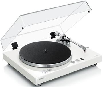 Yamaha MusicCast Vinyl 500 Hvid Trådløs pladespiller profil forside/front
